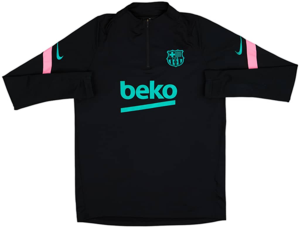 2020-21 Barcelona Nike 1/4 Zip Training Top - 8/10 - (M)