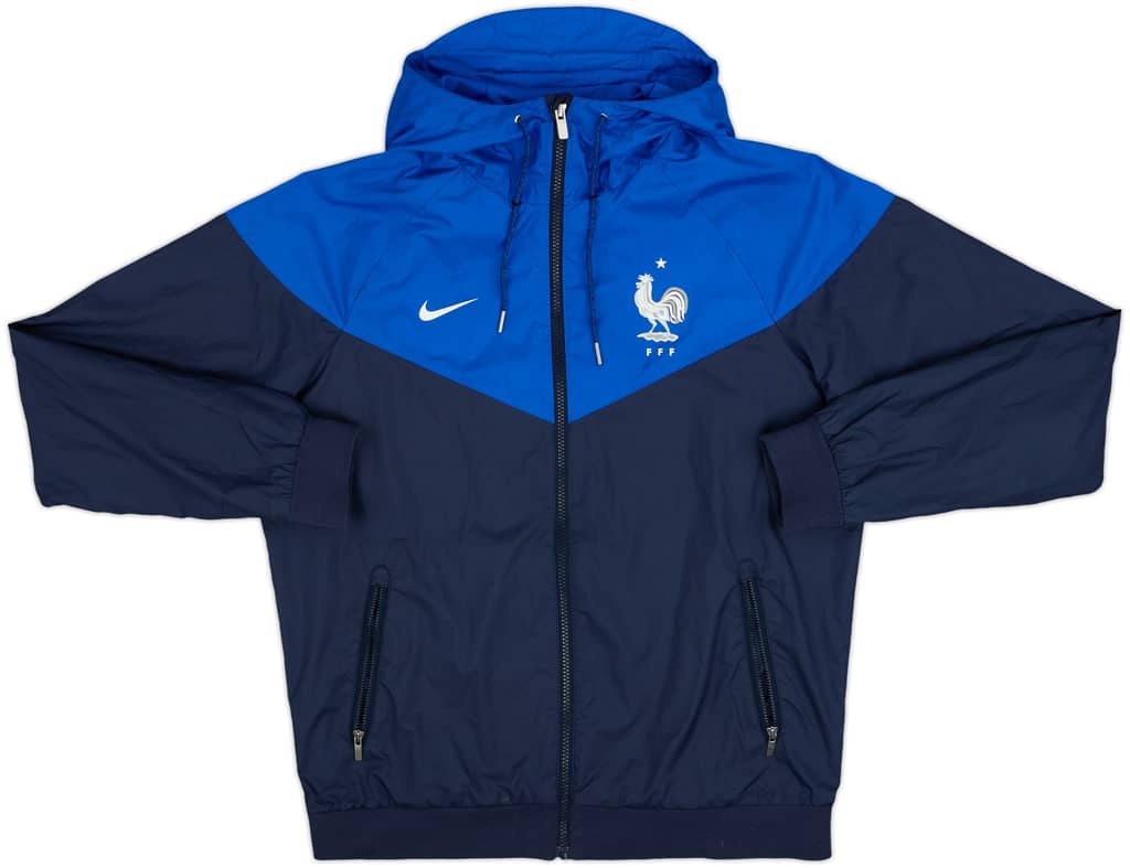 2018-19 France Nike Hooded Rain Jacket - 8/10 - (M)