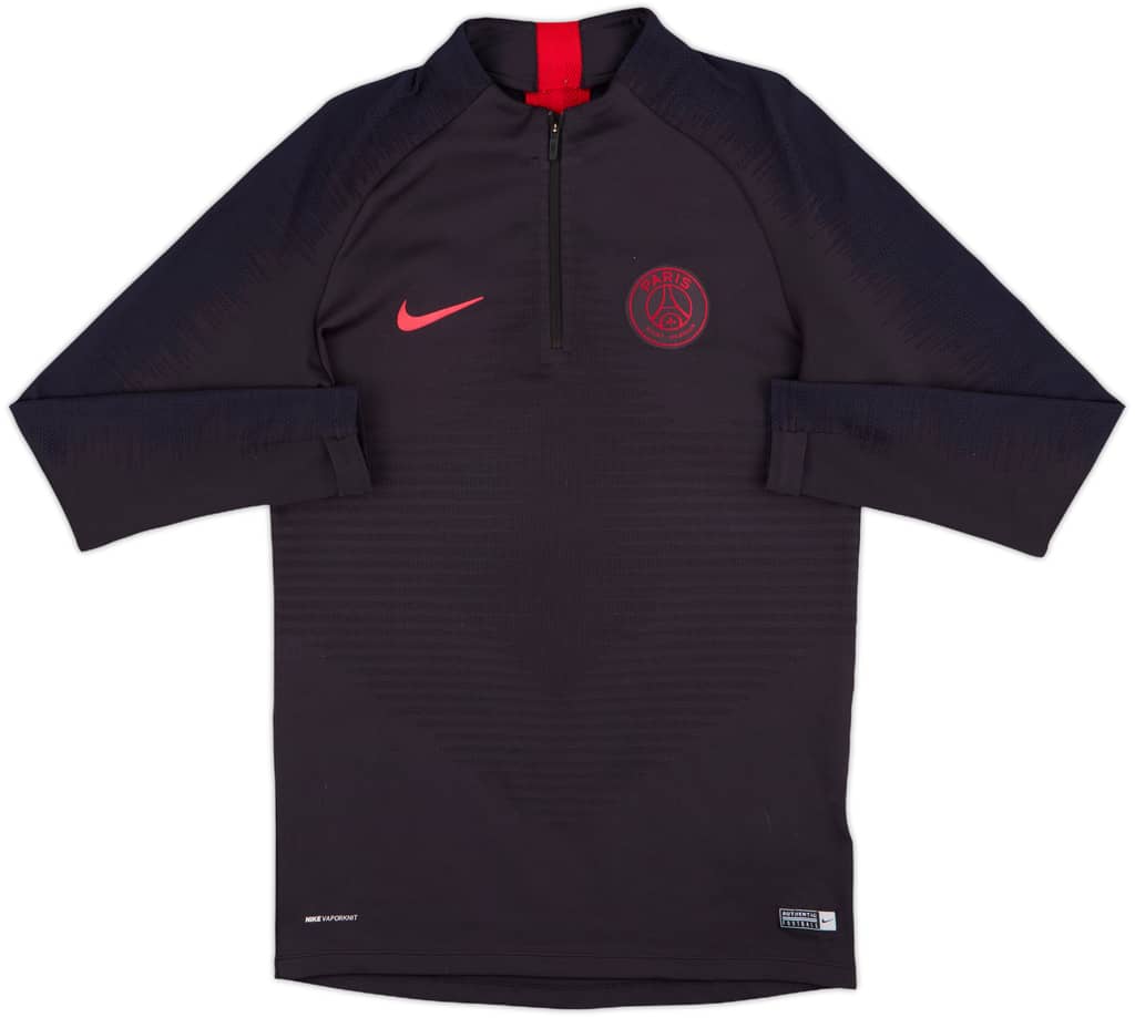 2019-20 Paris Saint-Germain Vaporknit 1/4 Zip Drill Top - 8/10 - (S)