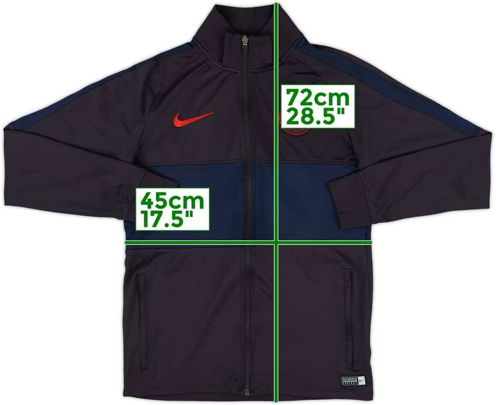 2019-20 Paris Saint-Germain Nike Track Jacket - 7/10 - (S)