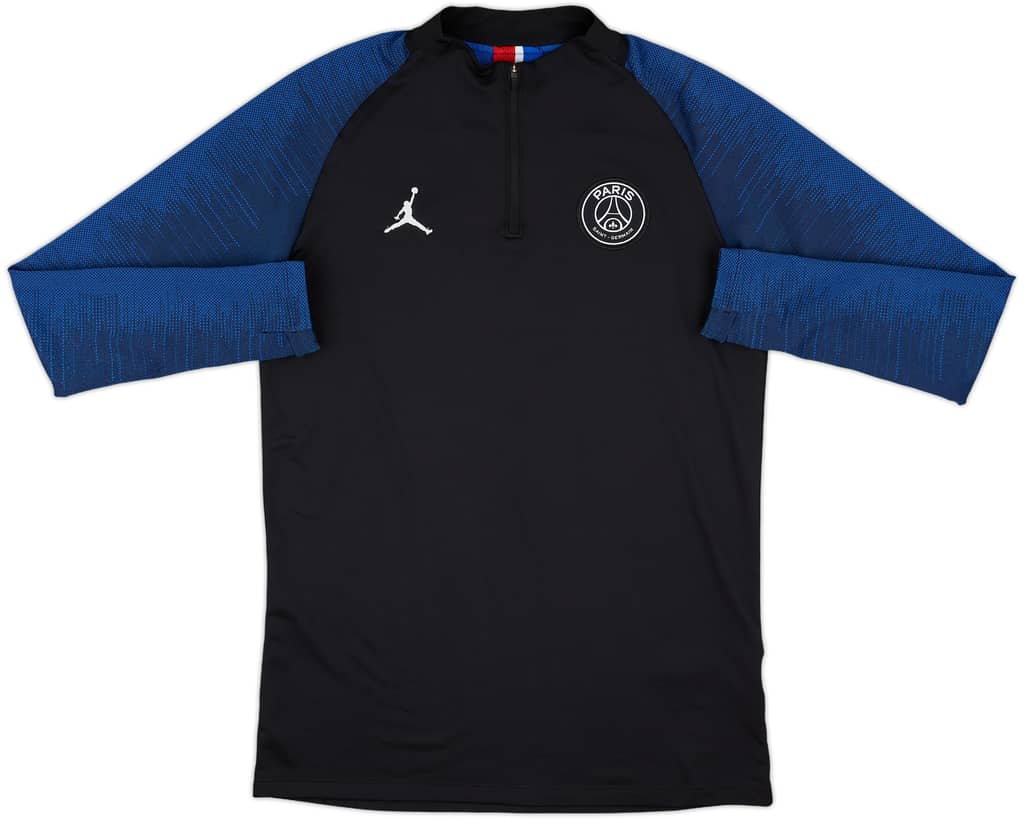 2020-21 Paris Saint-Germain Nike 1/4 Zip Sweat Top - 10/10 - (M)