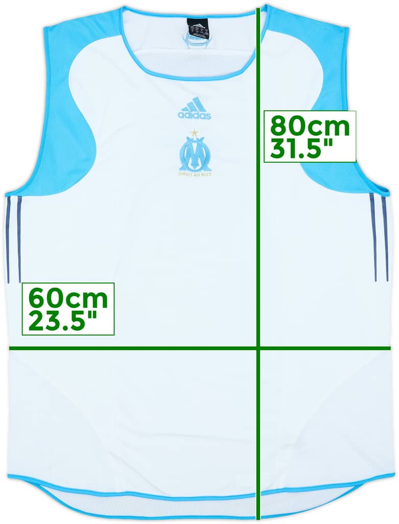 2004-05 Marseille adidas Training Vest - 8/10 - (XXL)