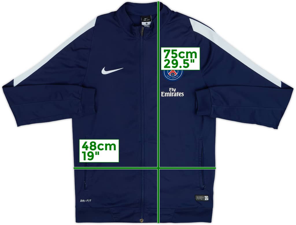 2015-16 Paris Saint-Germain Nike Track Jacket - 8/10 - (M)