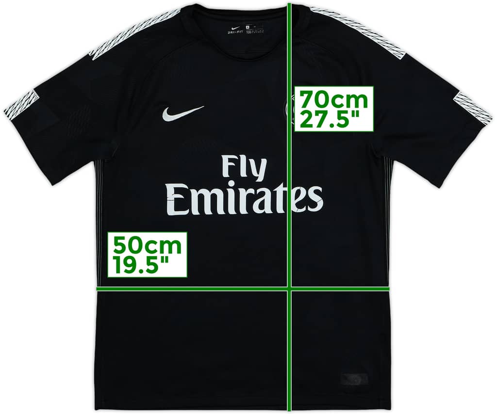 2017-18 Paris Saint-Germain Third Shirt - 7/10 - (M)