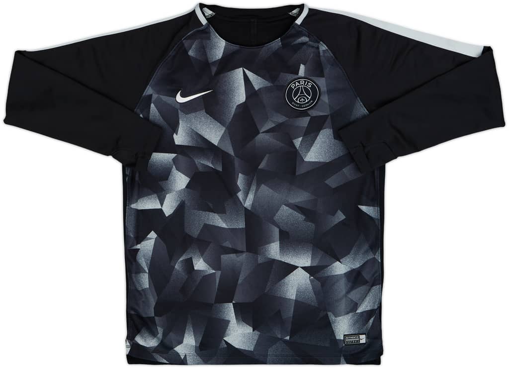 2017-18 Paris Saint-Germain Nike Sweat Top - 8/10 - (M)