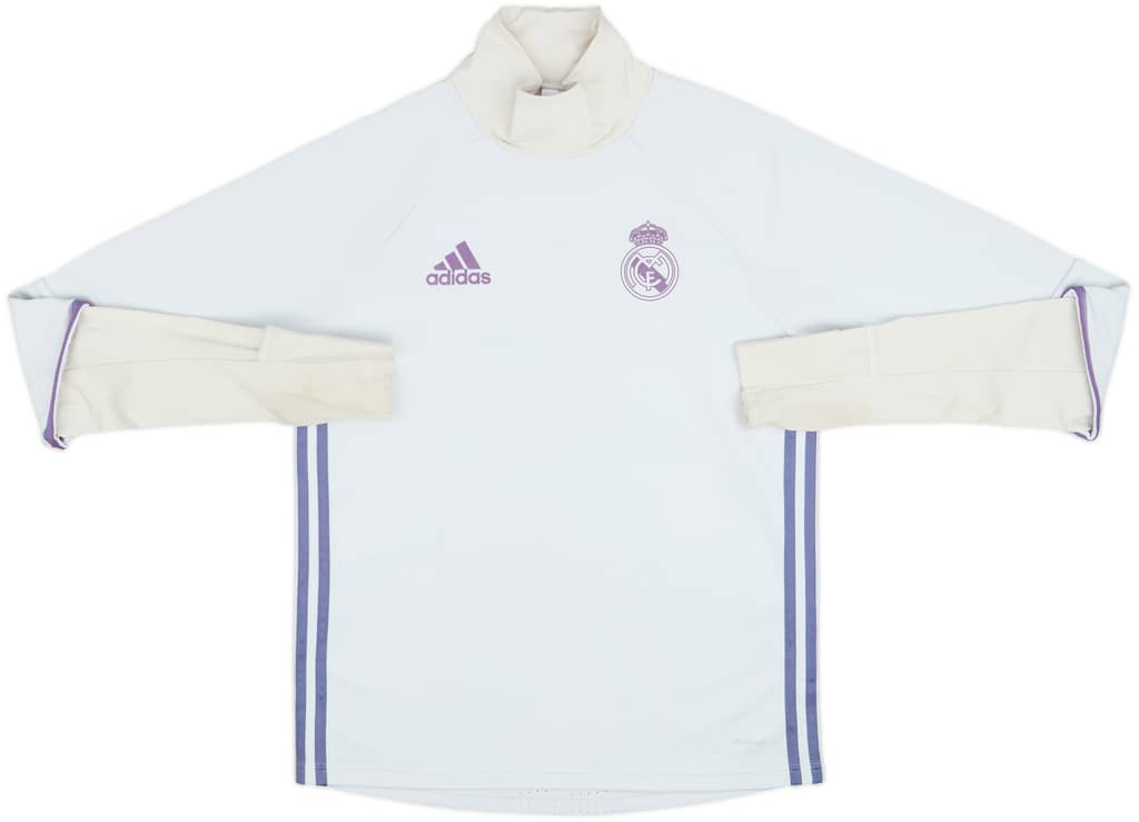 2016-17 Real Madrid adidas Sweat Top - 6/10 - (S)
