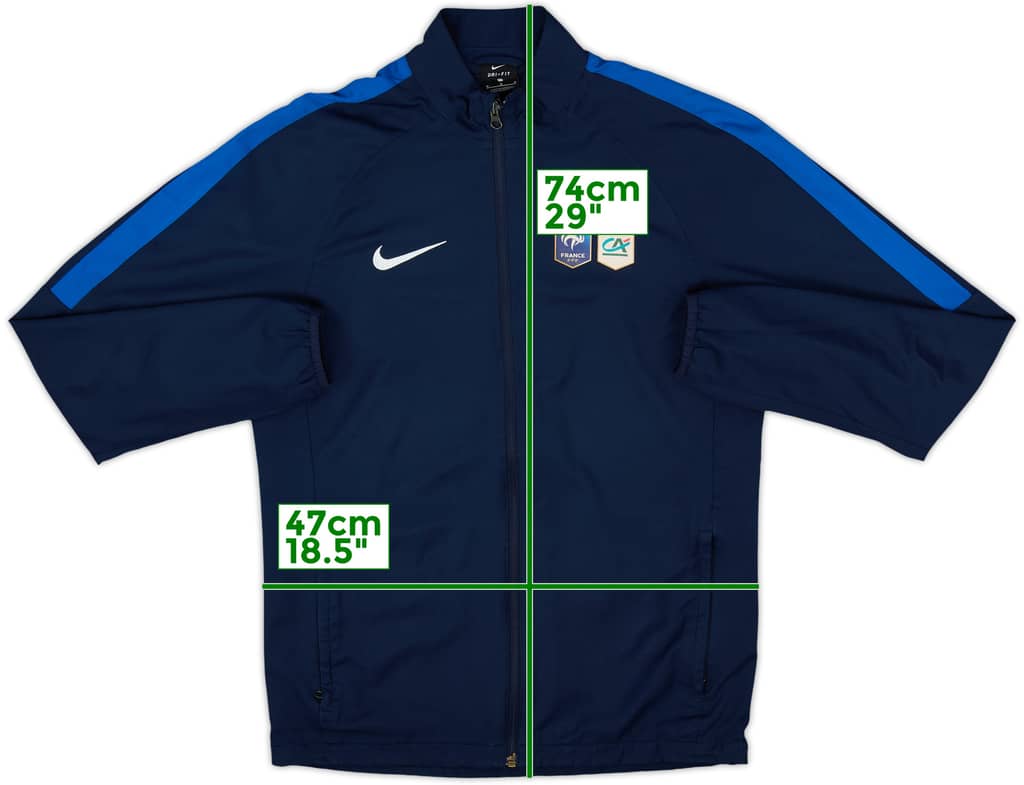 2018-19 French Football Federation Nike Track Jacket - 8/10 - (M)
