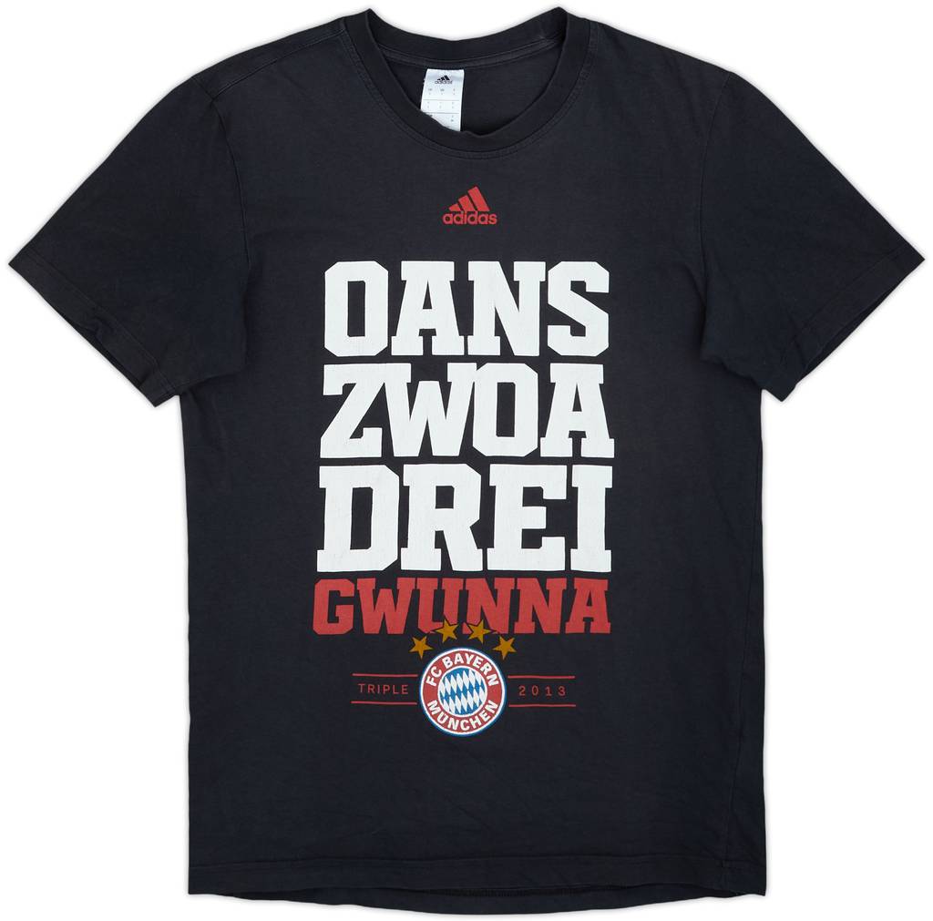 2013-14 Bayern Munich adidas Graphic Tee - 7/10 - (S)
