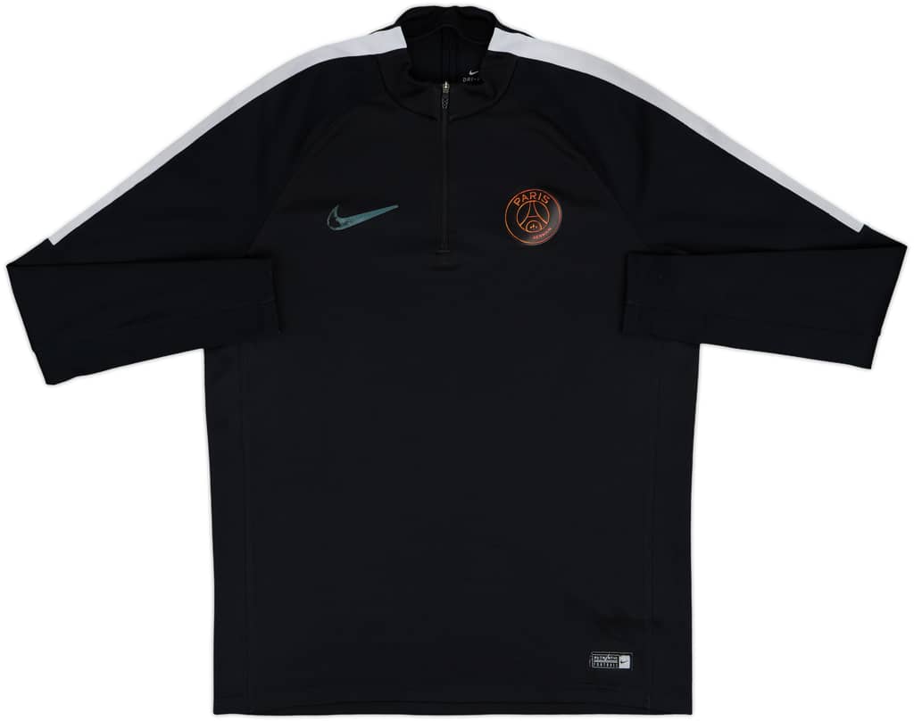 2016-17 Paris Saint-Germain Nike 1/4 Zip Drill Top - 5/10 - (L)