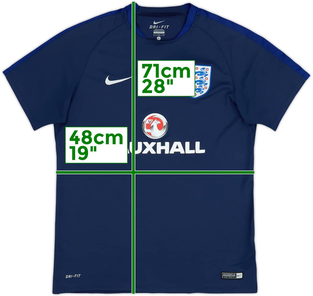 2016-17 England Nike Training Shirt - 5/10 - (L)
