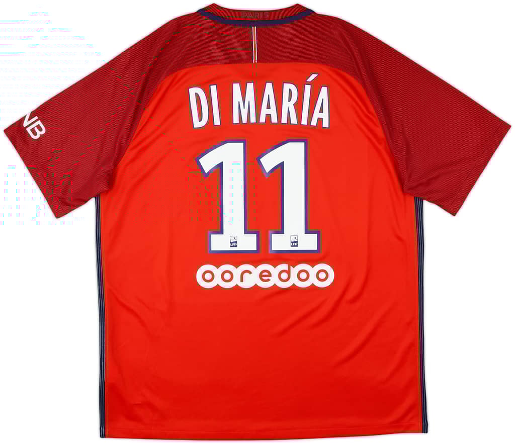 2016-17 Paris Saint-Germain Away Shirt Di Maria #11 - 7/10 - (XL)