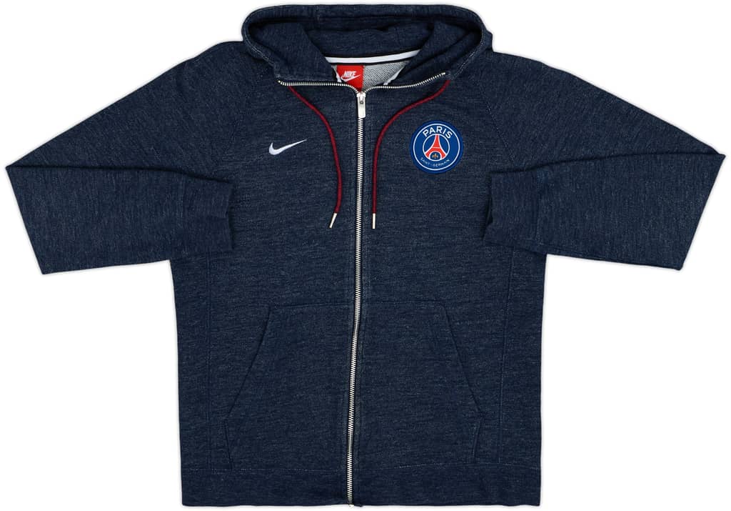 2017-18 Paris Saint-Germain Nike Hooded Track Jacket - 10/10 - (S)
