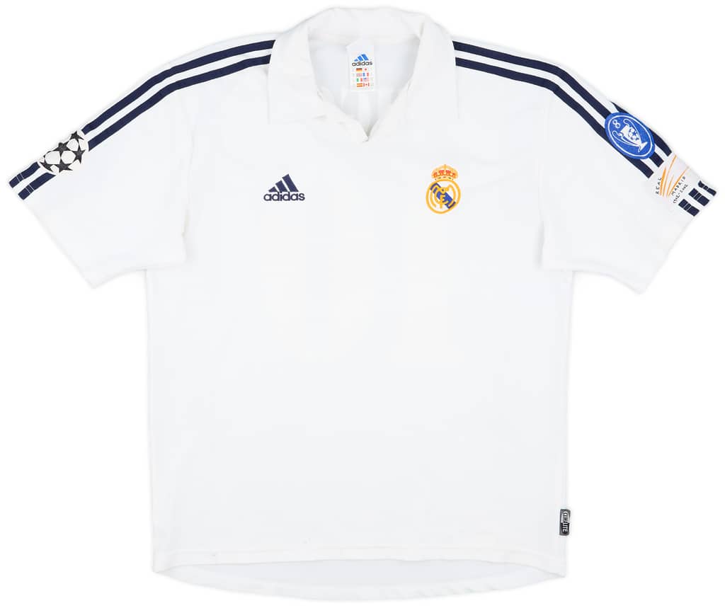 2001 Real Madrid Home Shirt Figo #10 - 6/10 - (M)