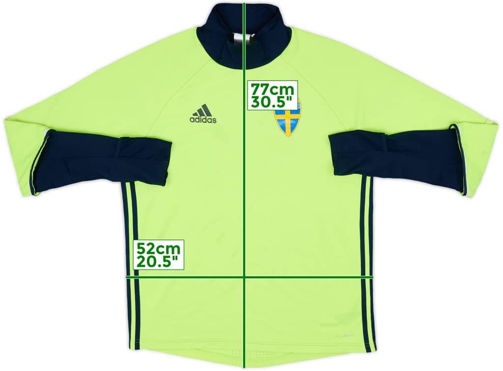 2015-16 Sweden adidas Sweat Top - 5/10 - (L)