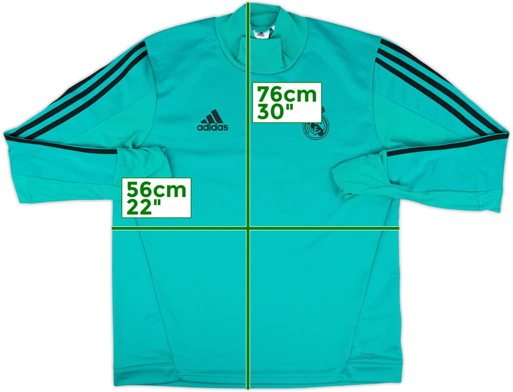 2017-18 Real Madrid adidas Sweat Top - 9/10 - (L)