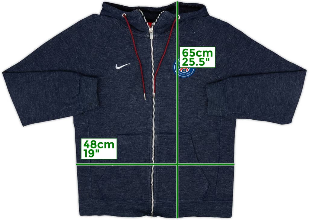 2017-18 Paris Saint-Germain Nike Hooded Sweat Top - 8/10 - (S)