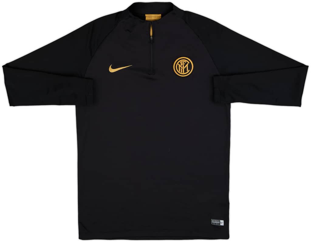 2019-20 Inter Milan Nike 1/4 Zip Drill Top - 8/10 - (M)