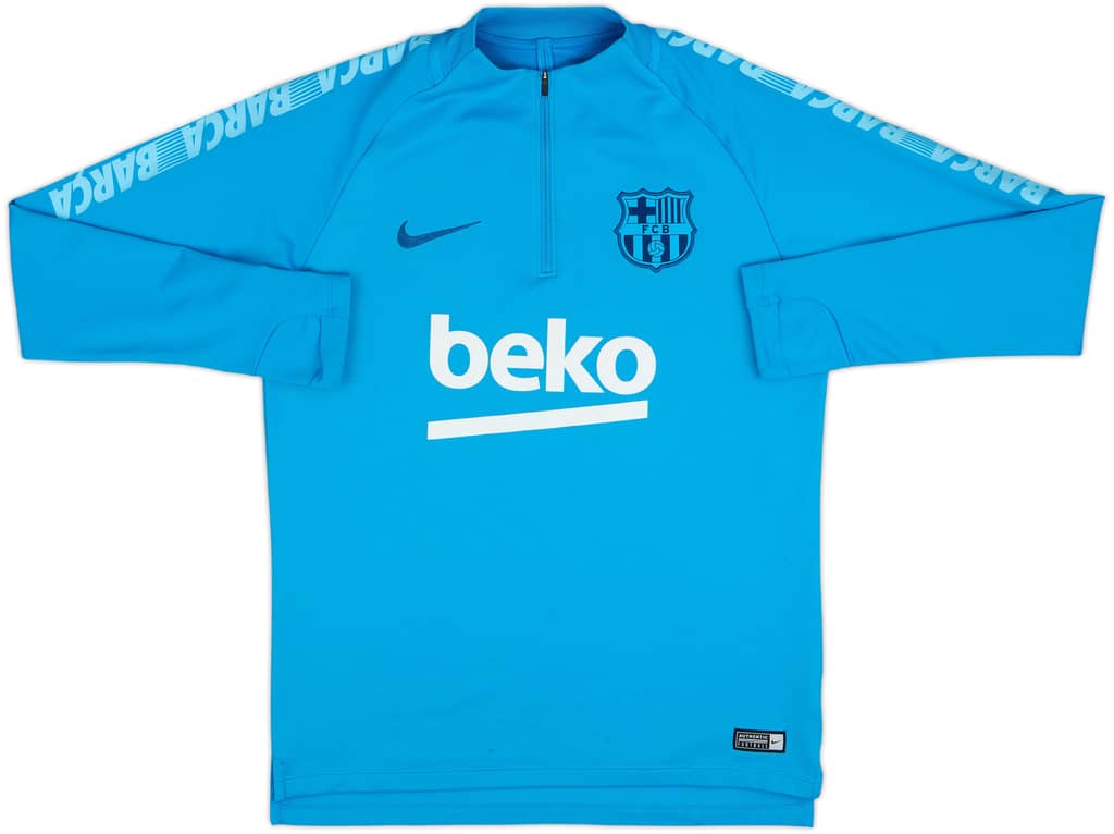 2019-20 Barcelona Nike 1/4 Zip Drill Top - 8/10 - (M)