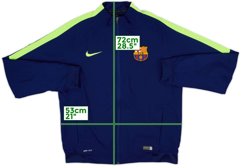 2014-15 Barcelona Nike Track Jacket - 8/10 - (L)