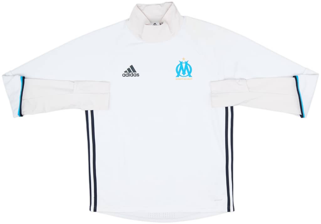 2016-17 Olympique Marseille adidas Drill Top - 6/10 - (M)