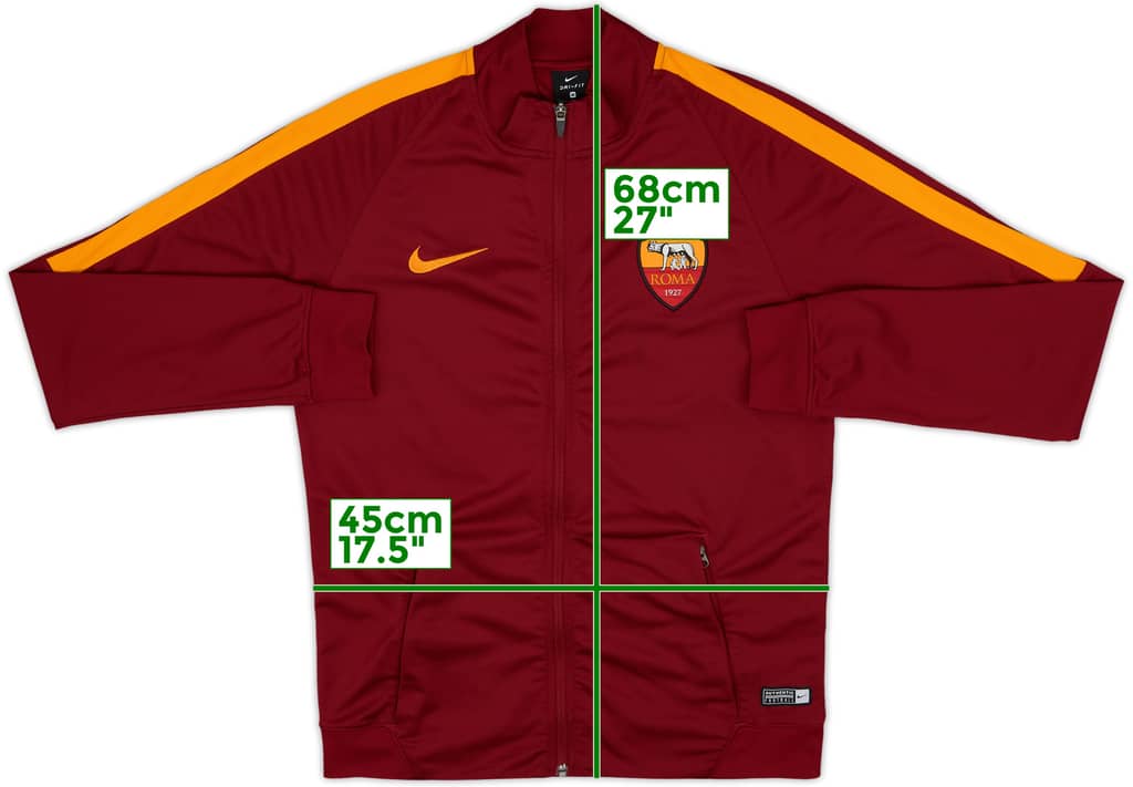 2015-16 Roma Nike Track Jacket - 8/10 - (M)