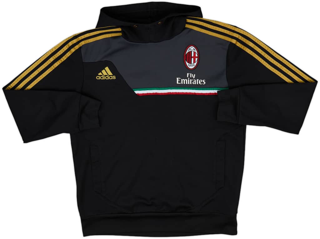 2012-13 AC Milan adidas Hooded Top - 6/10 - (M/L)
