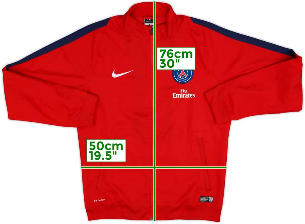 2016-17 Paris Saint-Germain Nike Track Jacket - 10/10 - (M)