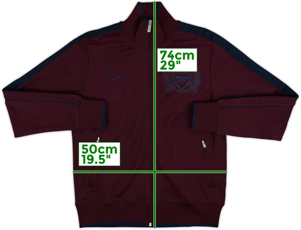2011-12 Arsenal Nike Track Jacket - 9/10 - (M)