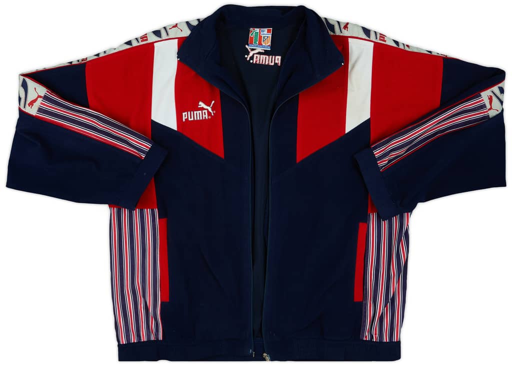 1994-96 Atletico Madrid Puma Track Jacket - 5/10 - (XXL)