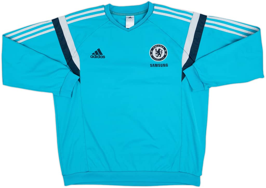 2014-15 Chelsea adidas Sweat Top - 8/10 - (XL)