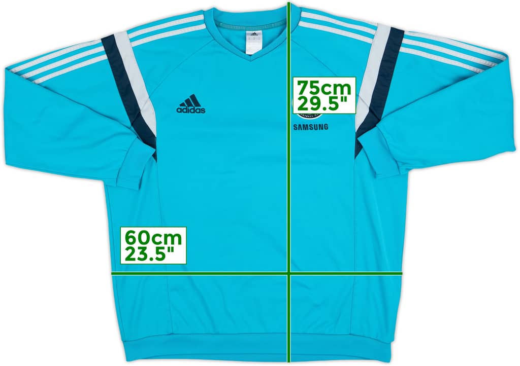 2014-15 Chelsea adidas Sweat Top - 8/10 - (XL)