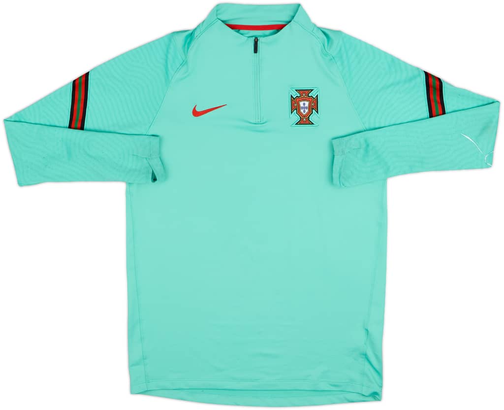 2020-21 Portugal Nike 1/4 Zip Drill Top - 8/10 - (M)
