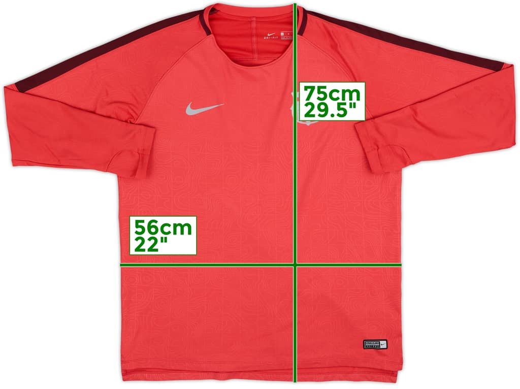 2018-19 Barcelona Nike Drill Top - 7/10 - (L)