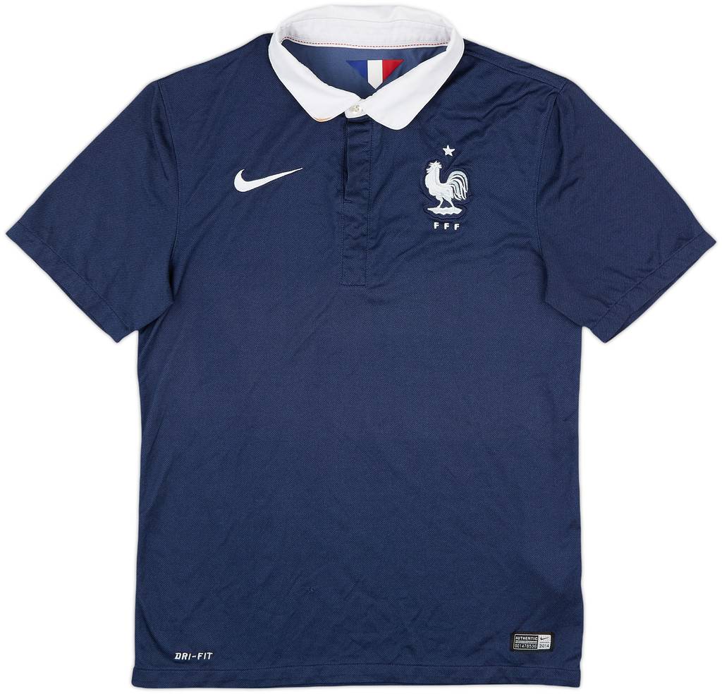 2014-15 France Home Shirt - 5/10 - (S)
