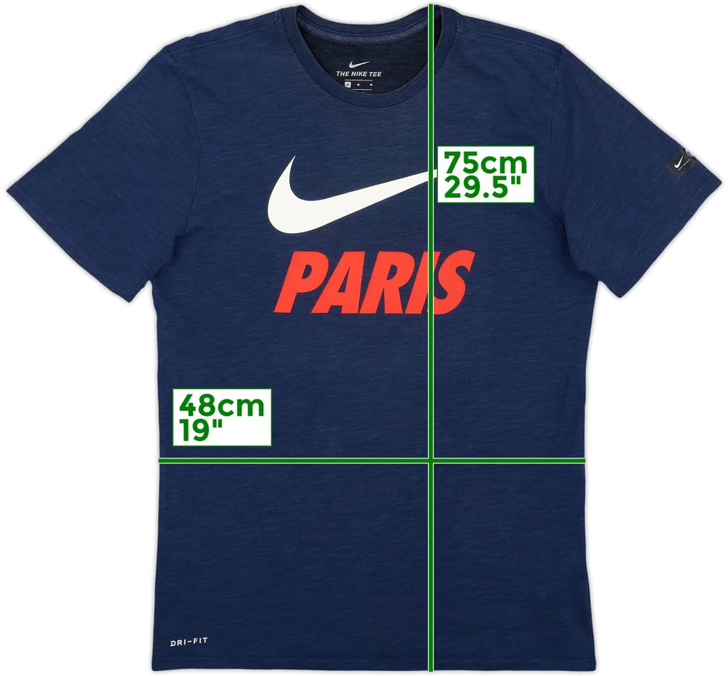 2018-19 Paris Saint-Germain Nike Cotton Tee - 9/10 - (M)