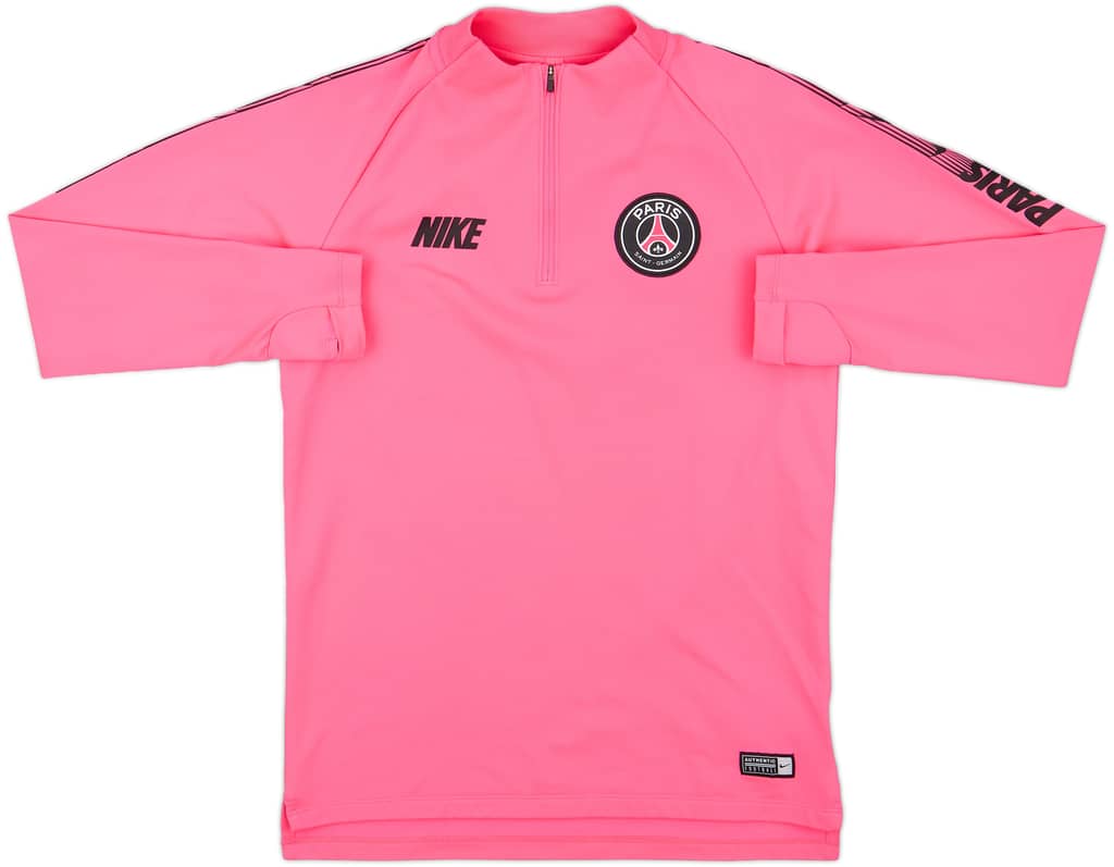 2019-20 Paris Saint-Germain Nike 1/4 Zip Training Top - 10/10 - (S)