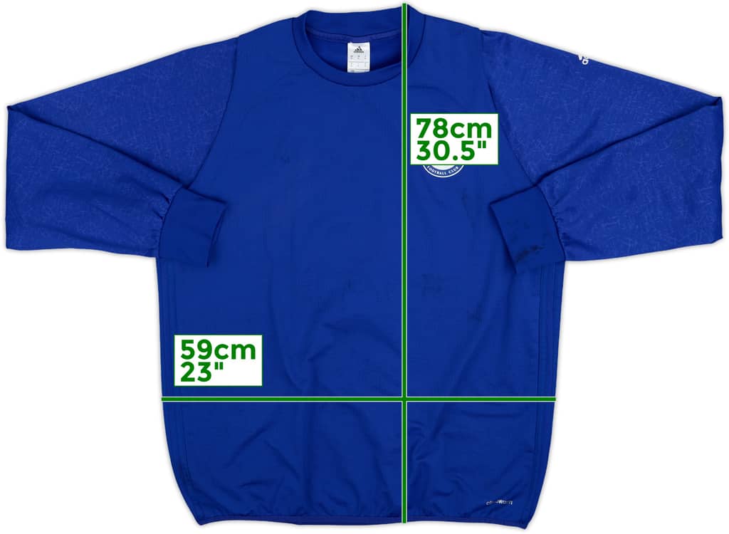 2016-17 Chelsea adidas Sweat Top - 6/10 - (XL)