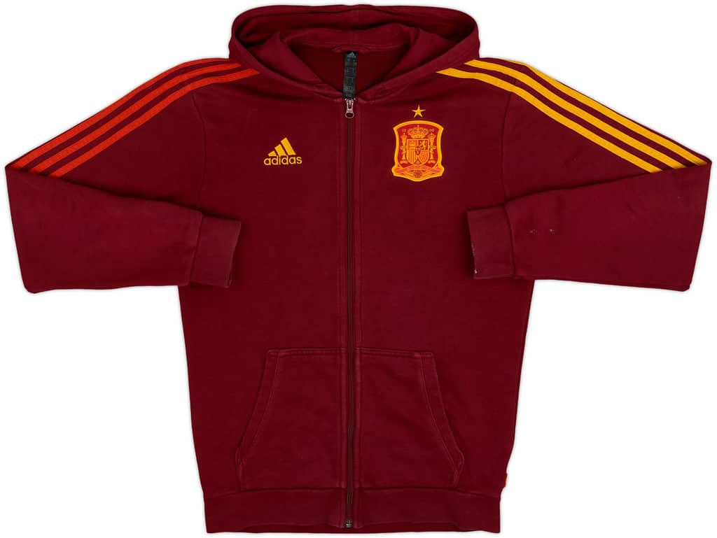 2019-20 Spain adidas Hooded Track Jacket - 7/10 - (S)
