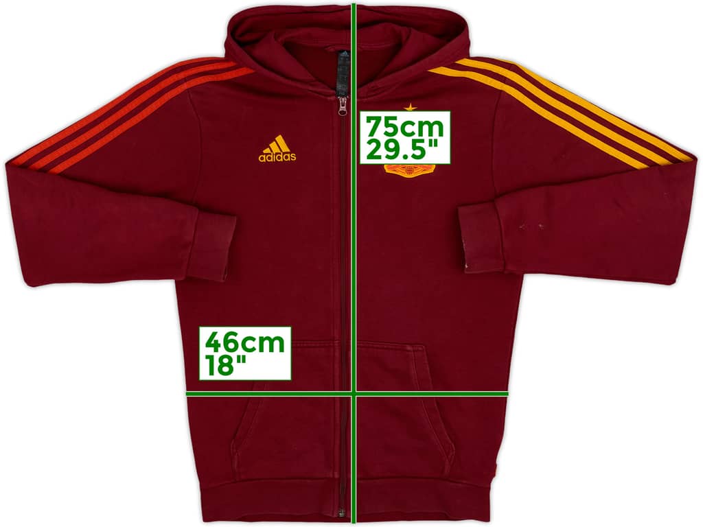 2019-20 Spain adidas Hooded Track Jacket - 7/10 - (S)