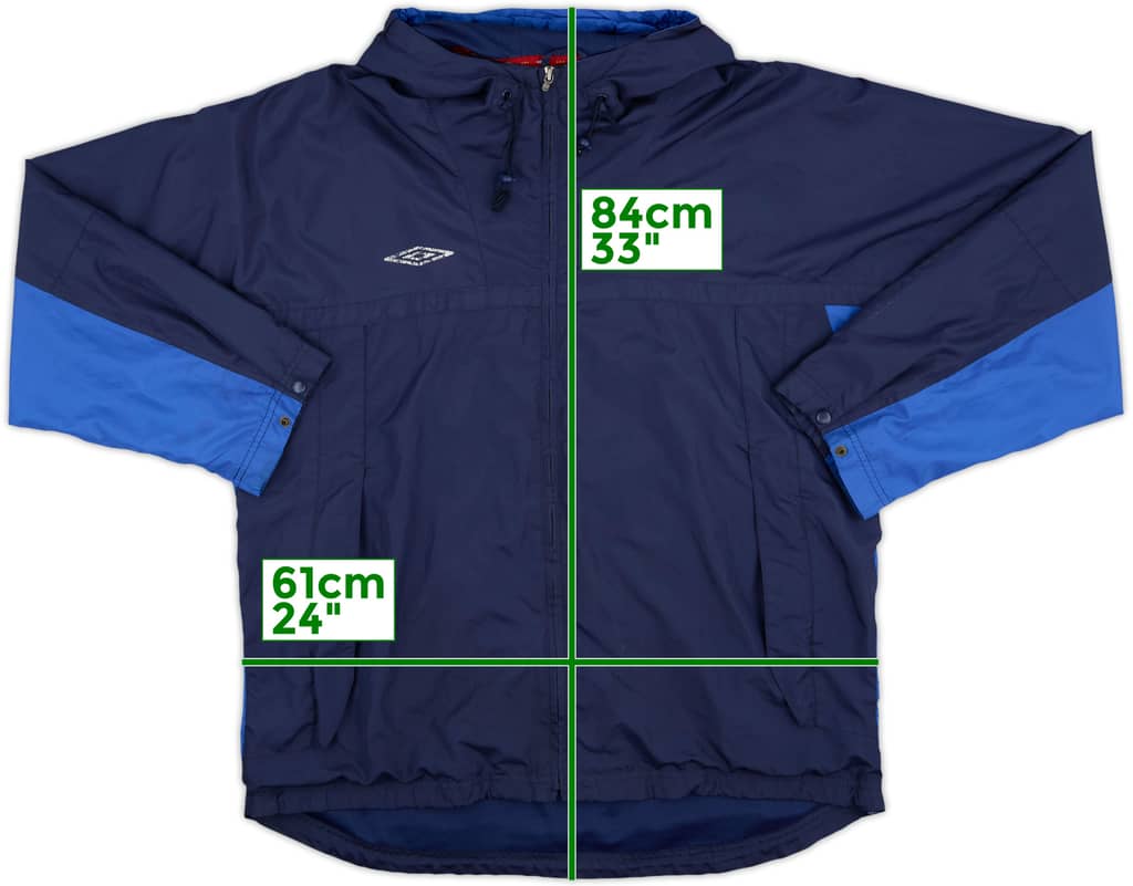 2002-04 Espanyol Umbro Hooded Rain Jacket - 5/10 - (M)