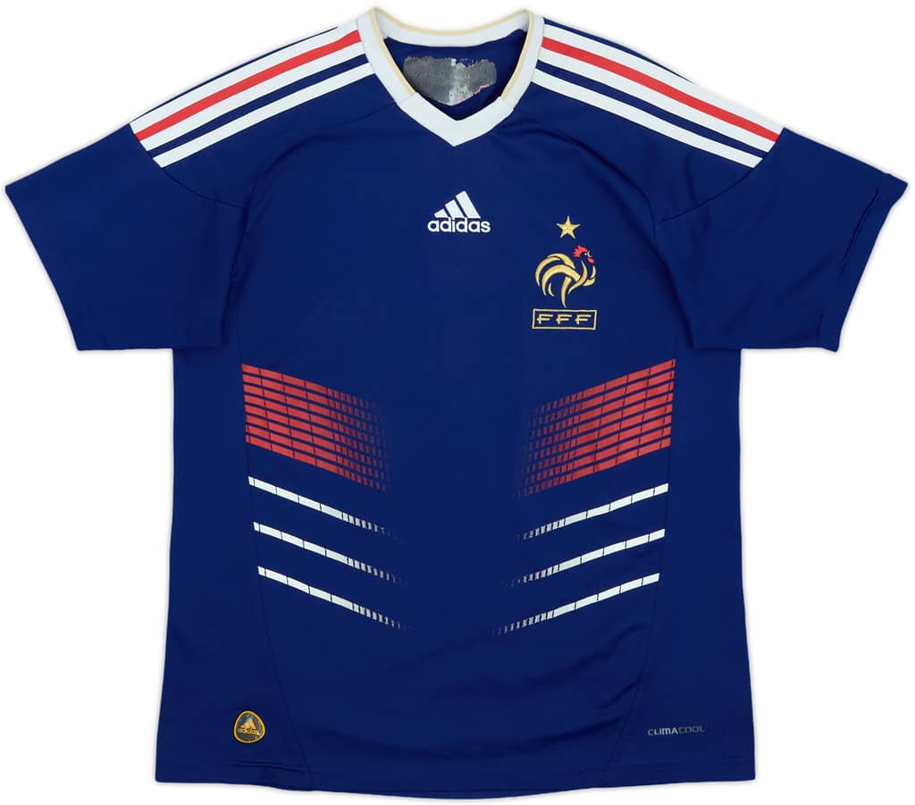 2009-10 France Home Shirt - 8/10 - (XL.Boys)