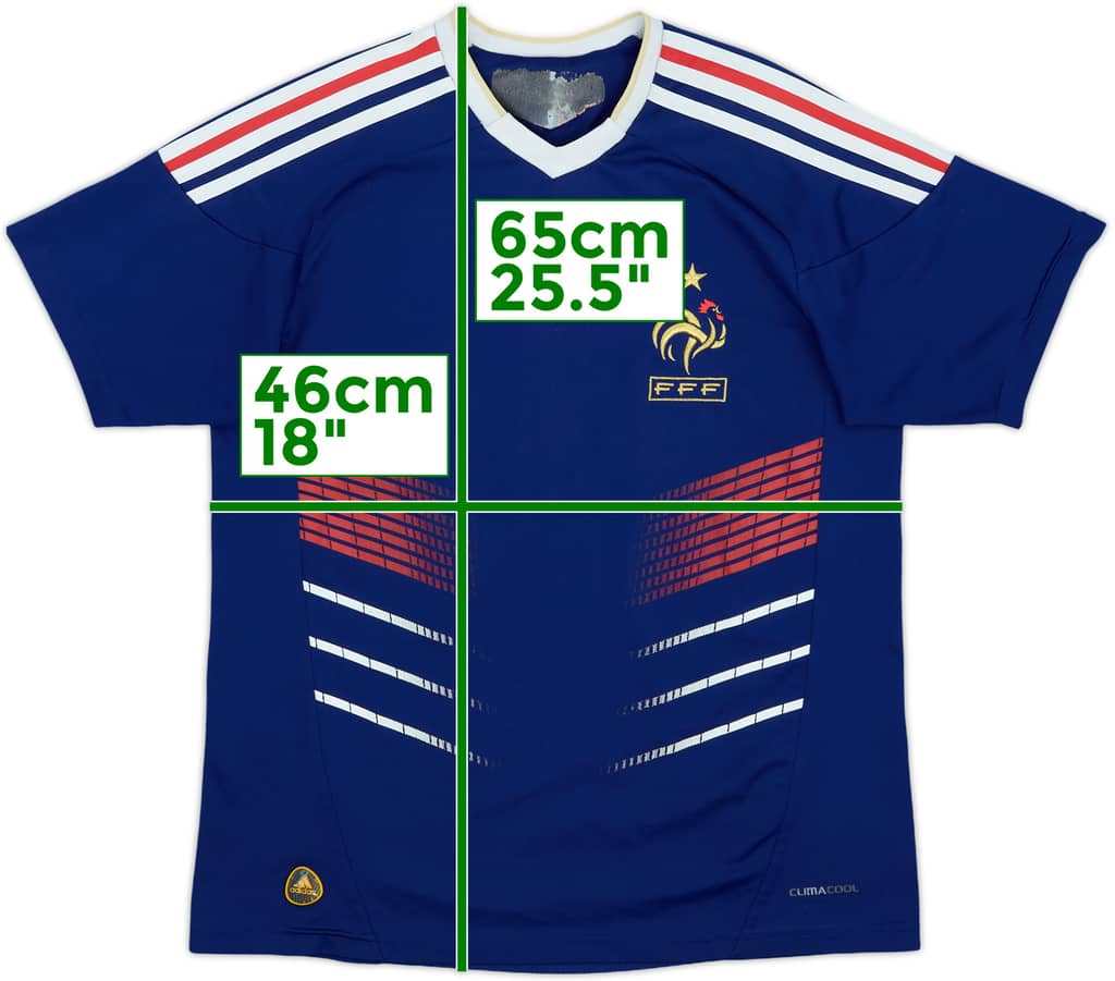 2009-10 France Home Shirt - 8/10 - (XL.Boys)