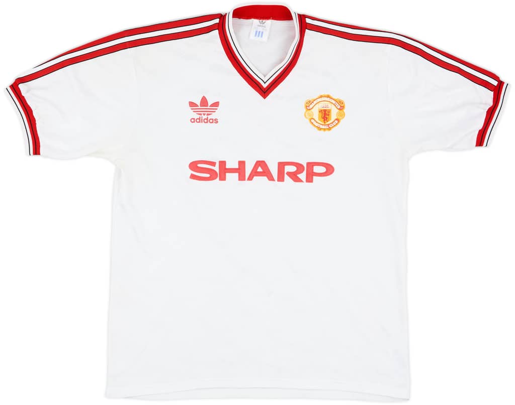 1986-88 Manchester United Away Shirt - 8/10 - (XL)