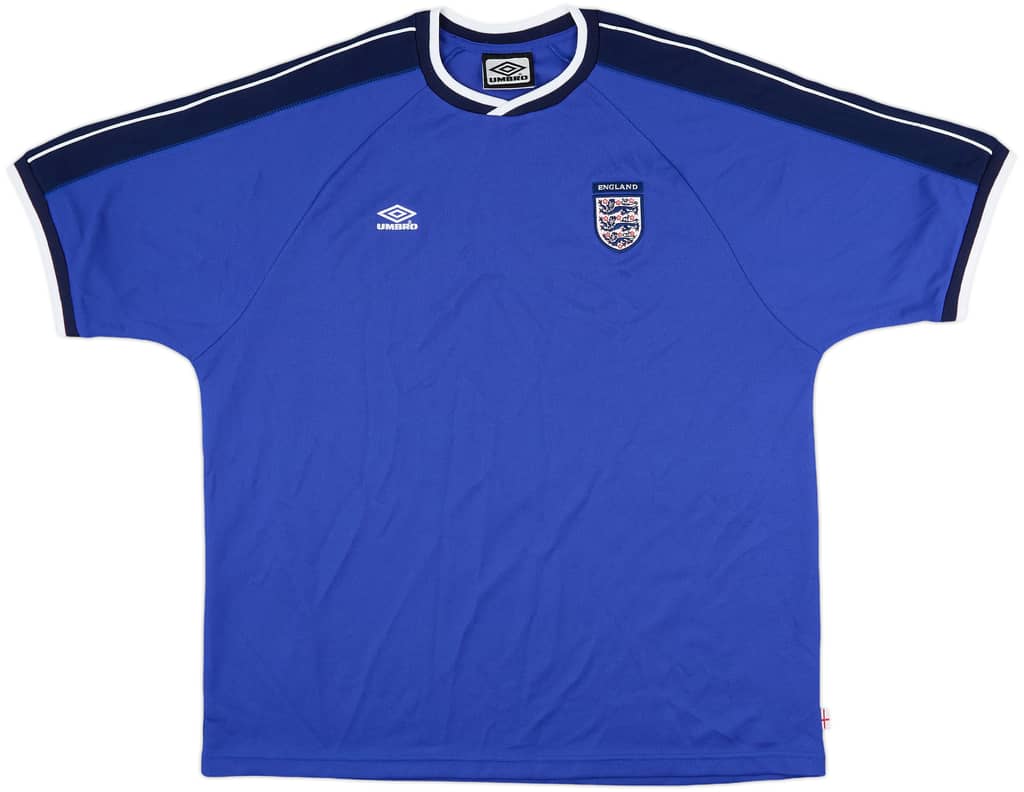 2000-02 England Umbro Training Shirt - 9/10 - (XXL)
