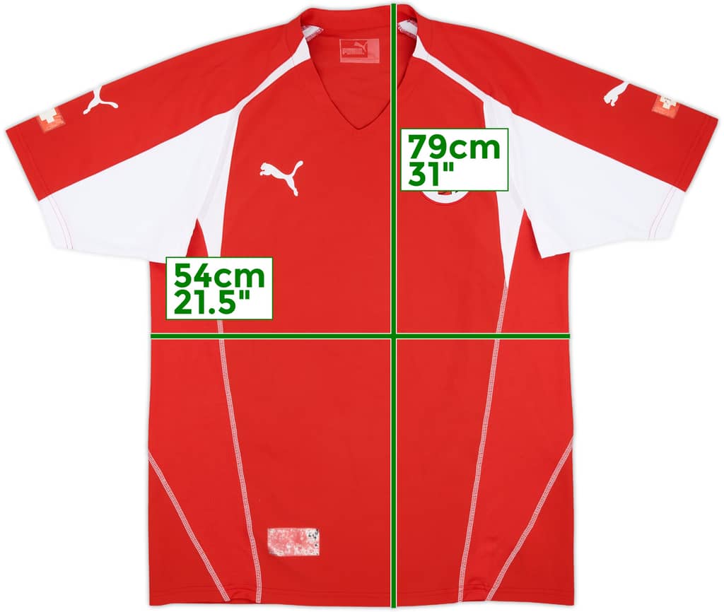 2004-06 Switzerland Home Shirt - 7/10 - (L)