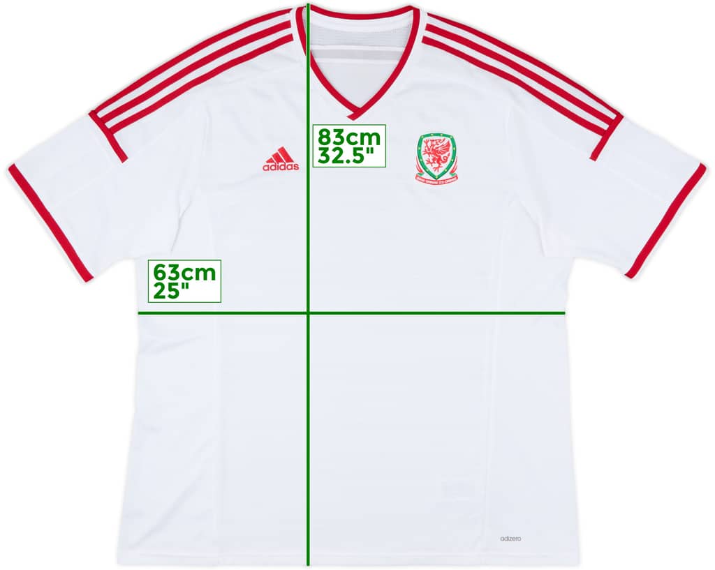 2013-15 Wales Away Shirt - 7/10 - (XXL)