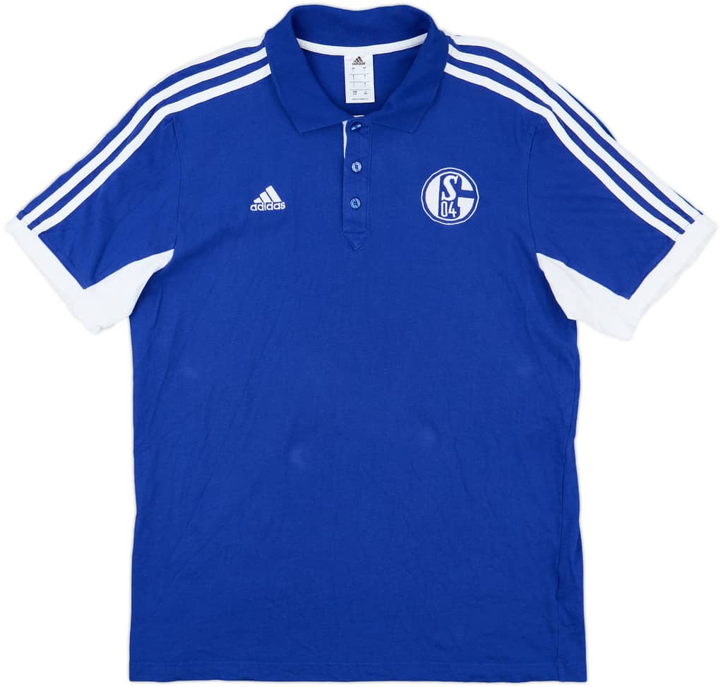 2013-14 Schalke adidas Polo Shirt - 6/10 - (L)