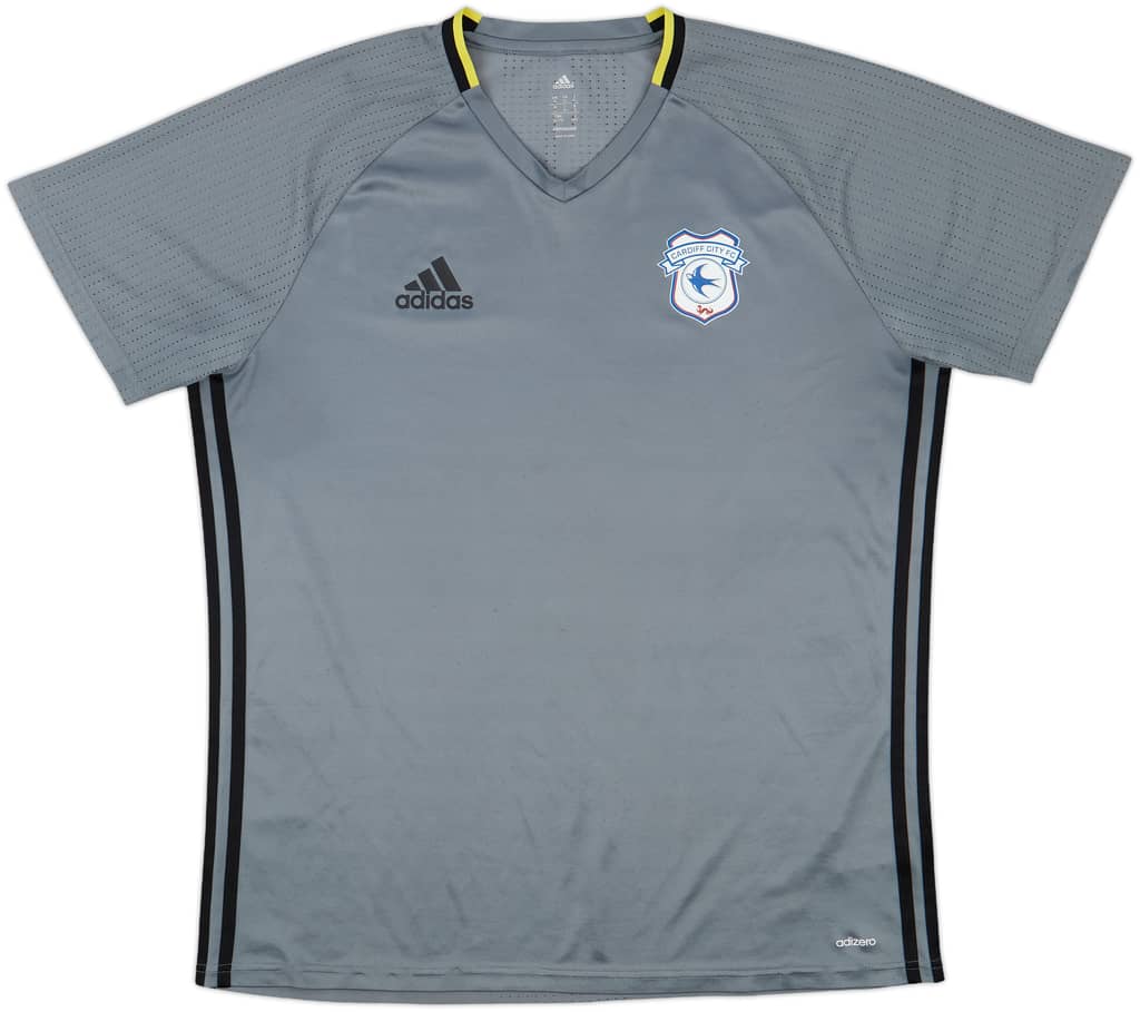 2016-17 Cardiff City adizero Training Shirt - 9/10 - (XL)