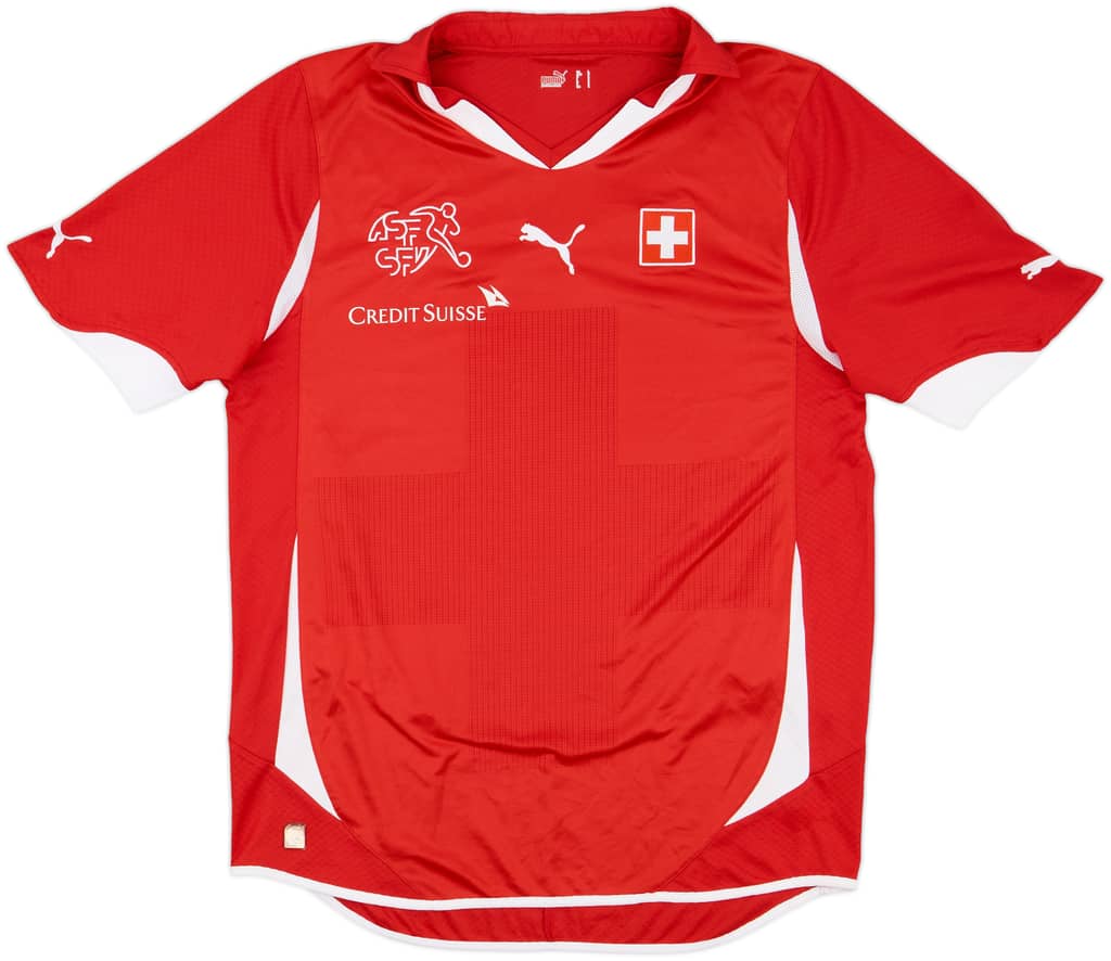 2010-11 Switzerland Home Shirt - 9/10 - (L)