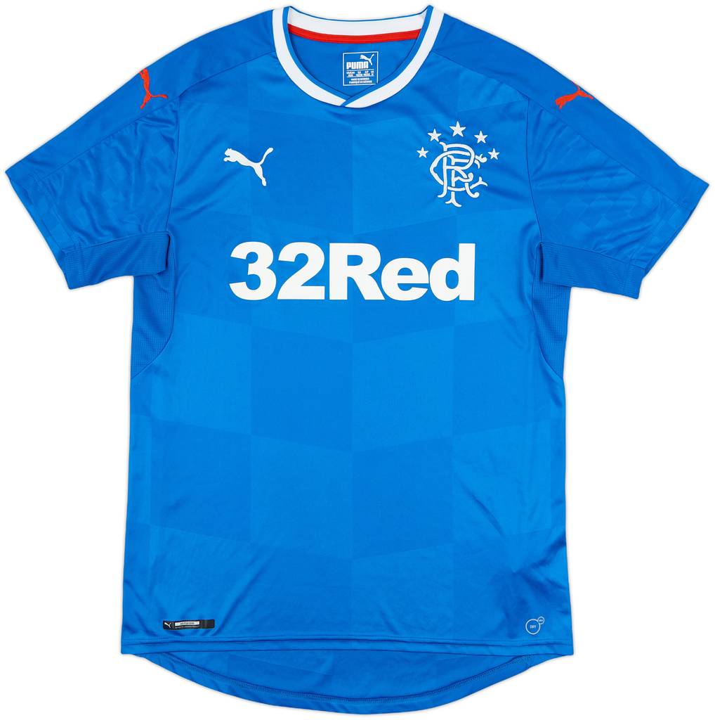 2016-18 Rangers Home Shirt - 9/10 - (M)
